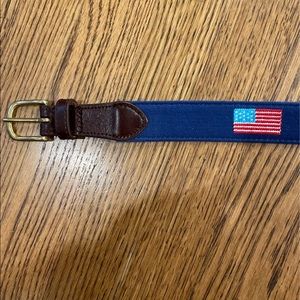 Needlepoint belt